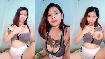 Miss Skye Jilat Uting Toket Sendiri Mango Live